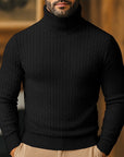 Helvano | Rollkragenpullover mit Zopfmuster für Herren