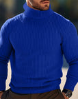 Helvano | Rippstrick-Rollkragenpullover für Herren