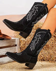 Helvano | Cowboystiefel mit Stickerei für Damen