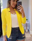 Helvano | Taillierter Damen-Blazer ohne Verschluss