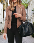 Helvano | Bikerjacke mit Reissverschluss für Damen
