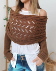Helvano | Bequemer Strickschal für Damen