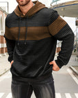 Helvano | Strukturierter Colorblock-Hoodie für Herren