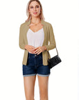 Helvano | Taillierter Damen-Blazer ohne Verschluss