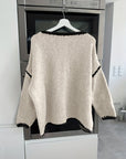 Helvano | Damen Strickpullover mit U-Boot-Ausschnitt