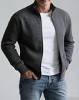 Helvano | Strukturierte Herrenjacke mit Stehkragen