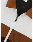 Helvano | Colorblock-Jacke mit Reissverschluss für Herren