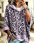 Helvano | Kapuzenpullover mit Animal-Print für Damen