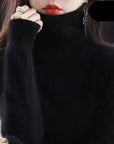 Helvano | Damen Rollkragenpullover aus Strick