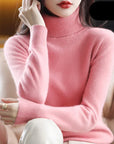 Helvano | Damen Rollkragenpullover aus Strick