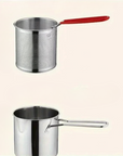 Helvano | Siebtopf zum Frittieren in Silber