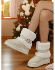 Helvano | Damen-Schneestiefel mit flauschigem Besatz