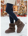 Helvano | Damen-Schneestiefel mit flauschigem Besatz