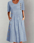 Helvano | Gestreiftes Sommerkleid für Damen