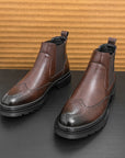 Helvano | Chelsea Boots mit Flügelkappe für Herren