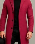 Helvano | Herrenjacke mit Revers und Knöpfen