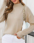 Helvano | Strickpullover mit Stehkragen für Damen