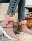 Helvano | Damen Winterstiefel mit Plüschbesatz