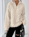 Helvano | Strukturierter Strickpullover für Damen