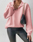 Helvano | Lockerer Half-Zip-Pullover für Damen