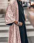 Helvano | Pailletten-Strickjacke für Damen