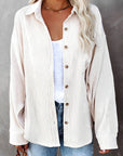 Helvano | Cordjacke mit Knöpfen für Damen