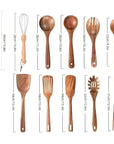 Helvano | 11-teiliges Küchenhelfer-Set aus Holz
