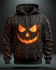 Helvano | Halloween Hoodie mit Grafik-Print für Herren