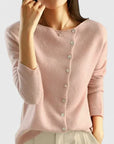 Helvano | Asymmetrische Strickjacke für Damen