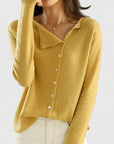 Helvano | Asymmetrische Strickjacke für Damen