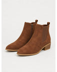 Helvano | Spitze Damen-Stiefeletten mit Blockabsatz