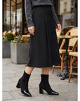 Helvano | Damen-Stiefeletten mit Zehenkappe und Blockabsatz