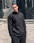 Helvano | Strukturierte Herrenjacke mit Reissverschluss