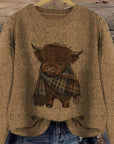 Helvano | Strickpullover mit Rundhalsausschnitt für Damen