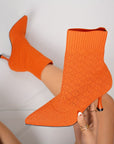 Helvano | Spitze Sock-Stiefeletten für Damen