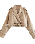 Helvano | Kurzer Trenchcoat für Damen
