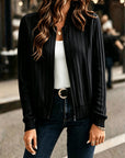 Helvano | Damen Rippstrick-Jacke mit Reissverschluss