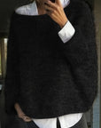 Helvano | Lockerer Strickpullover mit Rundhals für Damen