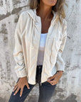 Helvano | Cordjacke mit Reissverschluss für Damen