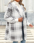 Helvano | Karierte Strickjacke mit Kapuze für Damen