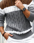 Helvano | Strickpullover mit Farbblöcken für Herren