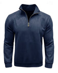 Helvano | Troyer-Sweatshirt mit Stehkragen für Herren
