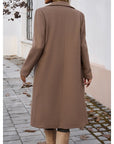 Helvano | Taillierter Longline-Mantel für Damen