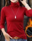 Helvano | Damen Rollkragenshirt mit Fleecefutter
