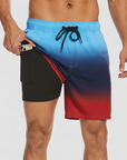 Helvano | Schnelltrocknende Badeshorts mit Kompression für Herren