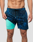 Helvano | Schnelltrocknende Badeshorts mit Kompression für Herren