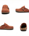 Helvano | Retro Wildleder-Clogs für Damen