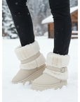 Helvano | Damen-Schneestiefel mit flauschigem Besatz