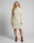 Helvano | Strickkleid für Damen in Beige