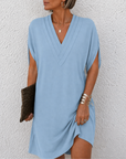 Helvano | Wickelkleid mit V-Ausschnitt für Damen